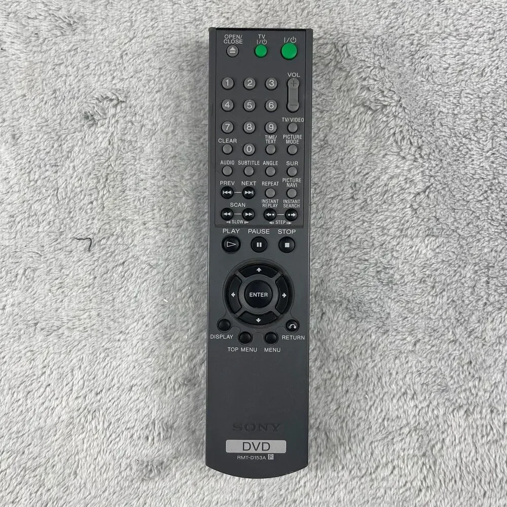 SONY RMT-D153A DVD Remote Control